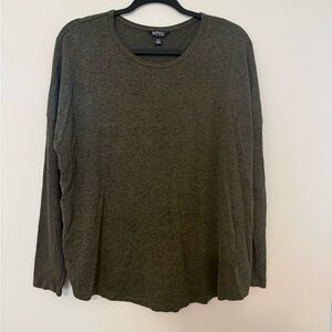 Buffalo David Bitton Olive Knit Top